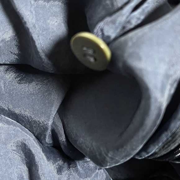 Giorgio Armani Navy Blue 100% New Wool Pencil Skirt 44 - Picture 2 of 9